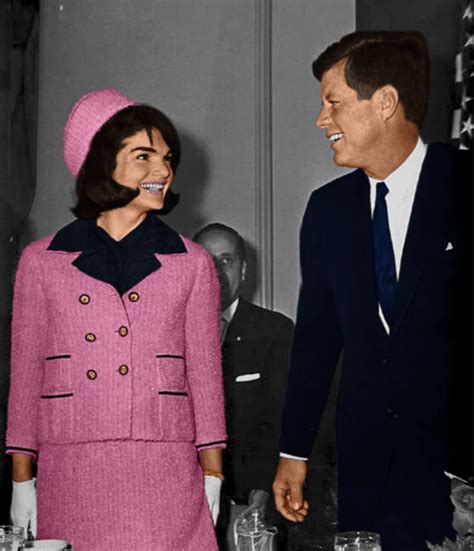 jacqueline kennedy wear her pink chanel suit|jackie kennedy jfk death.